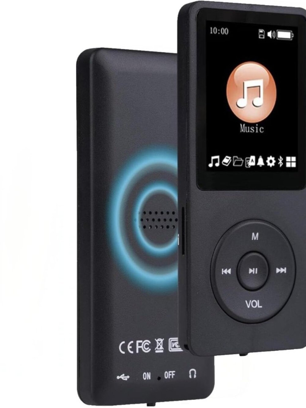 128GB Bluetooth MP3 Player, HiFi Sound, E-Book Reader, Voice Recorder